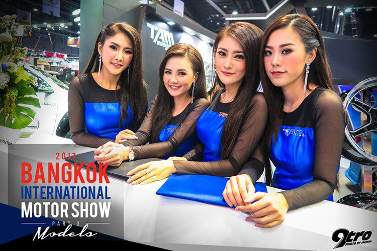 Dàn người mẫu chân dài nóng bỏng tại Bangkok International Motor Show 2017