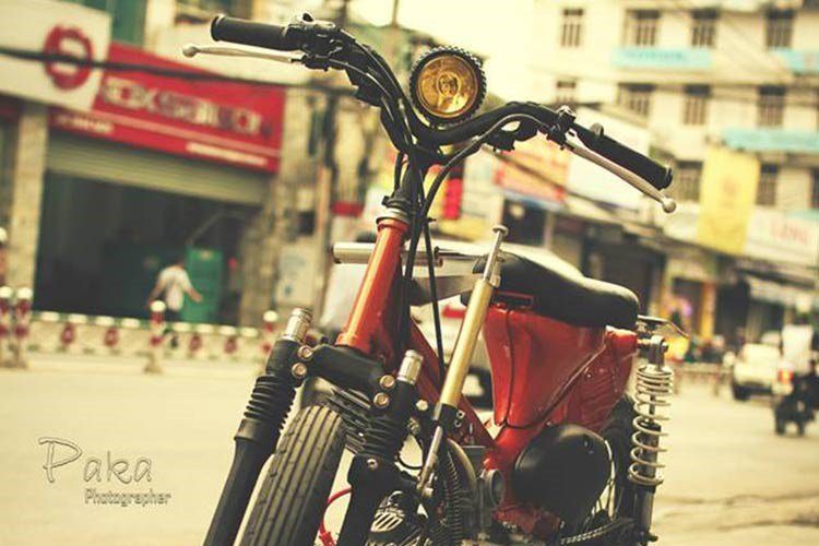 Siêu cub Honda độ Bobber cực chất của biker Việt 5