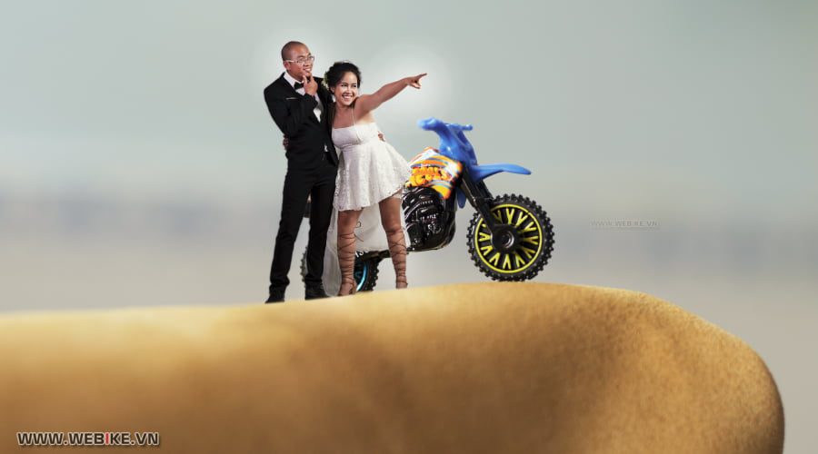 Bộ ảnh cưới tuyệt đẹp của cặp đôi Biker - Honda 67 đình đám tại Sài Gòn 17