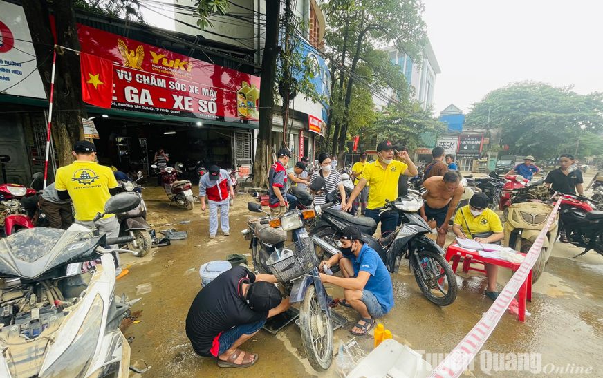 sửa xe máy bị ngập nước