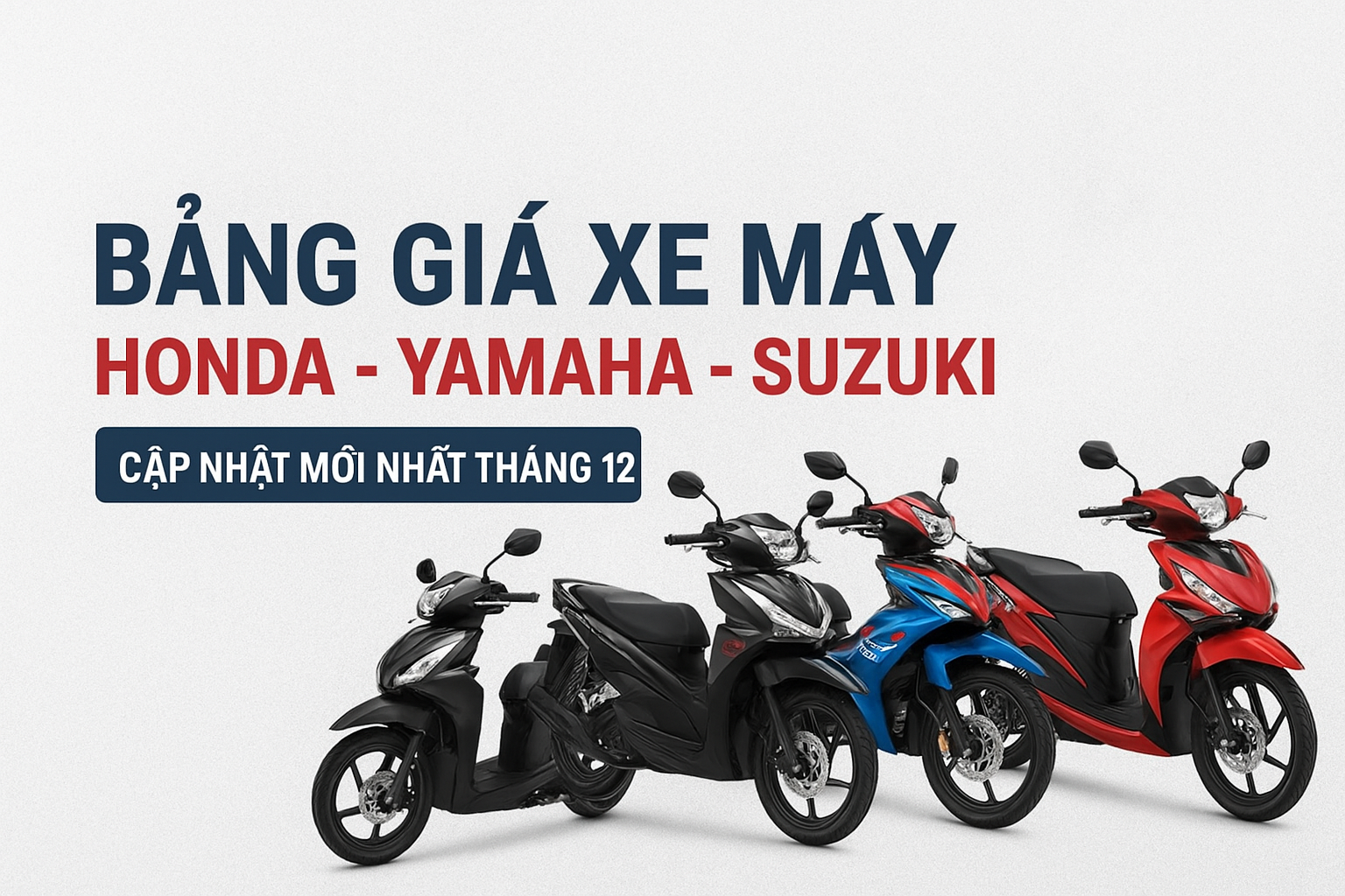 Bảng giá xe Yamaha tháng 12 2025
