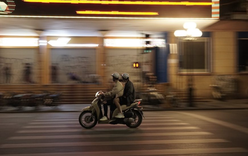 Biker xử lý tình huống khẩn cấp