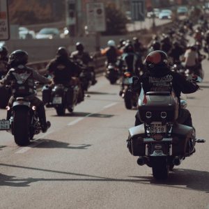 đoàn xe moto trên đường phượt