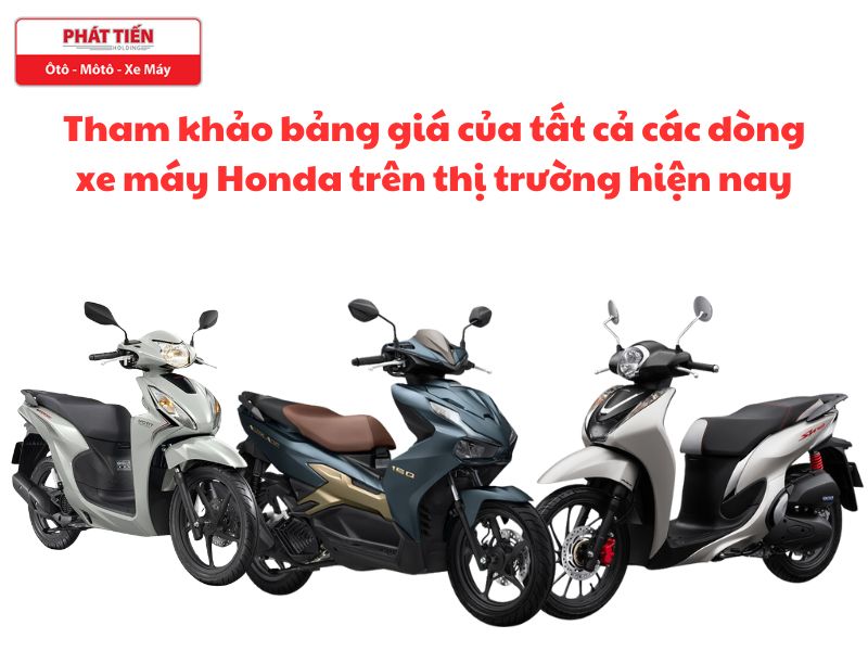 Giá xe Honda: Xu hướng giảm giá, chọn xe nào lợi nhất?