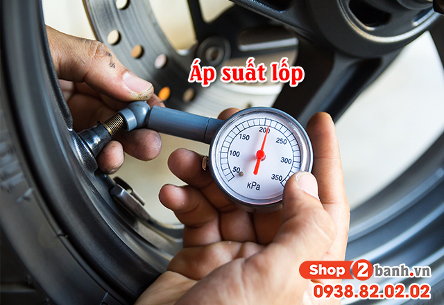 Áp suất lốp xe máy Áp suất lốp xe máy