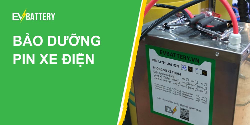 Bảo dưỡng pin xe máy điện