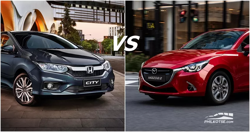 Honda City vs Mazda2 Sedan