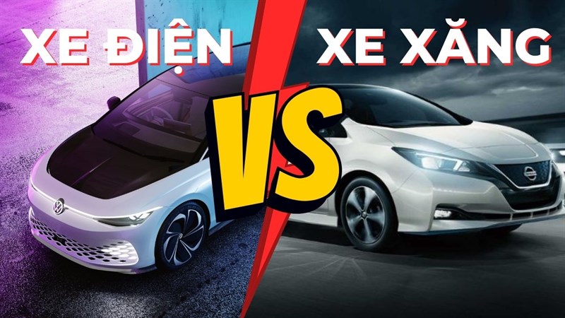 So sánh xe điện xe xăng